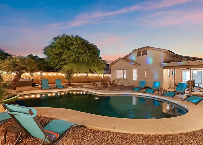 Reset & Rally! Heated Pool Firepit Bbq 17 Ppl *