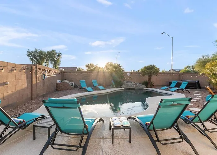 Reset & Rally! Heated Pool Firepit Bbq 17 Ppl Villa Casa Grande