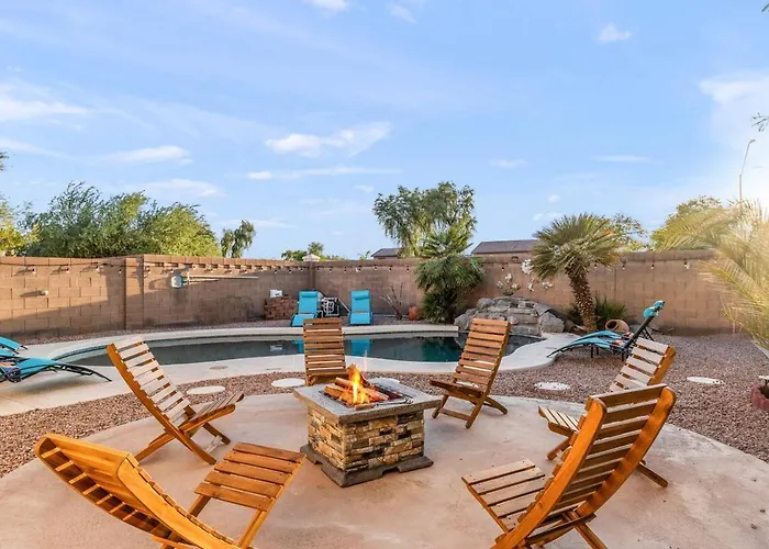 Reset & Rally! Heated Pool Firepit Bbq 17 Ppl Villa Casa Grande