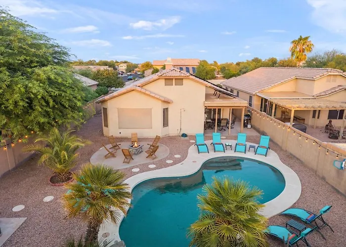 Reset & Rally! Heated Pool Firepit Bbq 17 Ppl Villa Casa Grande