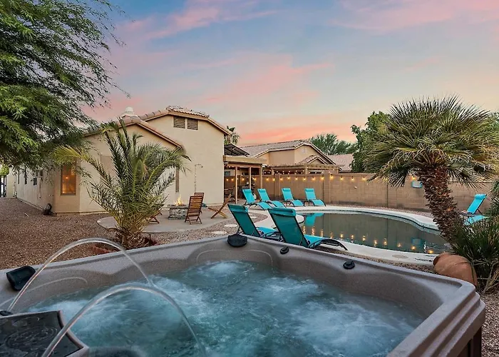 Reset & Rally! Heated Pool Firepit Bbq 17 Ppl * Casa Grande