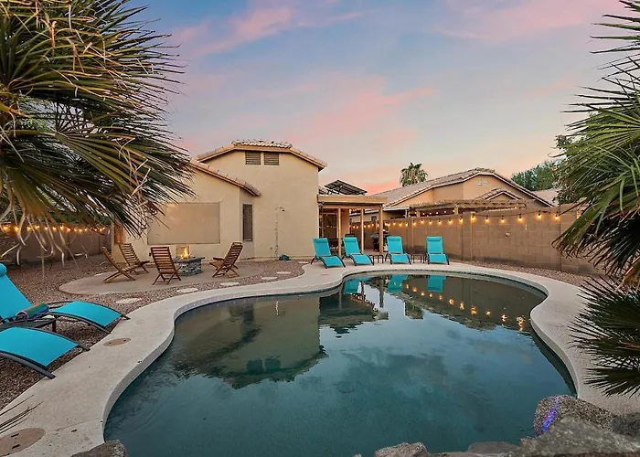 Reset & Rally! Heated Pool Firepit Bbq 17 Ppl Casa Grande